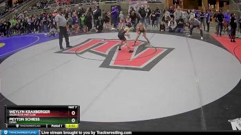 63 lbs Cons. Round 5 - Weylyn Kraxberger, Salem Elite Mat Club vs Peyton Schiess, COWA