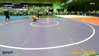 95 lbs Round Of 32 - Kaden Aguayo, Team Champs vs JAXX LOPEZ, Monster Garage