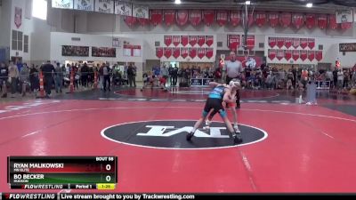 75 lbs Quarterfinal - Bo Becker, Hudson vs Ryan Malikowski, MN Elite