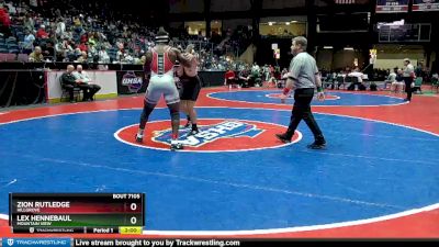 7A-215 lbs Quarterfinal - Zion Rutledge, Hillgrove vs Lex Hennebaul, Mountain View