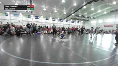 132 lbs Quarterfinal - Zaine Campbell, Freakztyle Wrestling - HS vs Declan Hutt, Wrecking Crew - HS