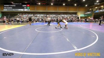 105 lbs Quarterfinal - Suheily Chavez, CPA Wrestling vs Mia Najera, THRESHOLD WRESTLING CLUB