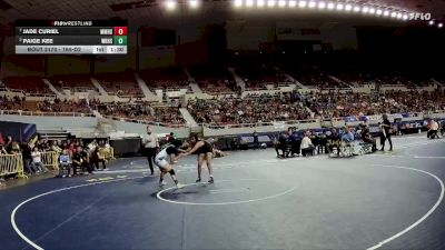 165-D2 Quarterfinal - Jade Curiel, Mica Mountain High School vs Paige Kee, Window Rock High School