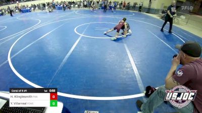 61 lbs Consi Of 8 #1 - Heston Klinglesmith, Perry Wrestling Academy vs Yuriah Villarreal, Powerhouse Wrestling