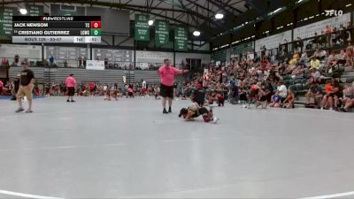 53-57 lbs Semifinal - Cristiano Gutierrez, Region Wrestling Academy vs Jack Newsom, Cory Clark Wrestling