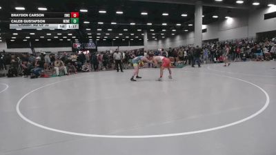 150 lbs Champ. Rd Of 32 - Caleb Gustafson, New Mexico vs Brayden Carson, Silverback Wrestling Club