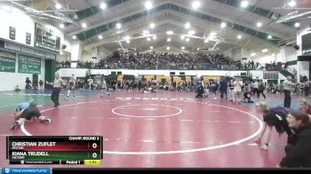 110 lbs Champ. Round 2 - Christian Zuflet, McCain vs Kiana Trudell, Victory