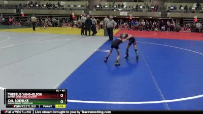 45 lbs Round 5 - Theseus Yang-Elson, Summit Wrestling Academy vs Cal Boehlke, Nononsense Wrestling