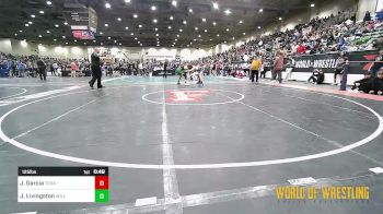 125 lbs Consi Of 32 #1 - Josiah Garcia, Tokay Wrestling Club vs Jacob Livingston, Willits Grappling Pack