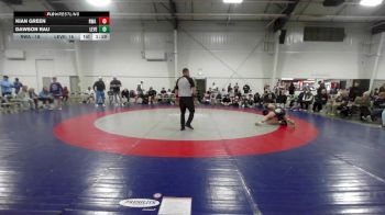 100 lbs Semifinal - Kian Green, RWA Black MS vs Dawson Rau, Level Up Wrestling MS