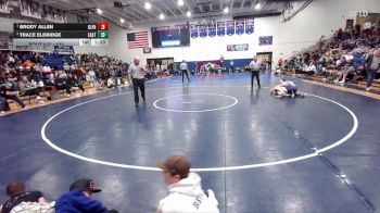 132 lbs 1st Place Match - Brody Allen, Glenrock vs Trace Eldridge, Cheyenne East