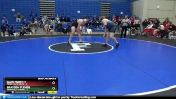 285 lbs Placement Matches (8 Team) - Brayden Flener, Greenfield Central vs Sean Murphy, Terre Haute South