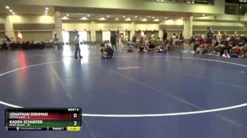 132 lbs Round 2 (10 Team) - Kaden Schaefer, NFWA Black vs Jonathan Dishman, Griffin Fang