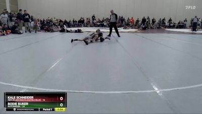 84 lbs Semis (4 Team) - Kale Schneider, PEM (Plainview/Elgin/Millville) vs Bodie Buker, Hutchinson