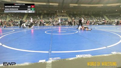 67 lbs Final - Nathan Beckham, OCRTC vs John Petrovcik, NBWA