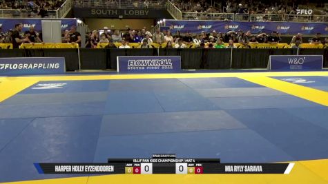Harper Holly Eyzendooren vs Mia Ryly Saravia 2026 Pan Kids Jiu-Jitsu IBJJF Championship