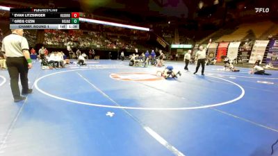 113 Class 3 lbs Champ. Round 1 - Evan Litzsinger, Hillsboro vs Greg Cizin, Helias Catholic