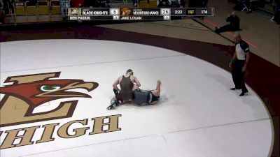 174 lbs - Jake Logan, Lehigh vs Ben Pasiuk. Army