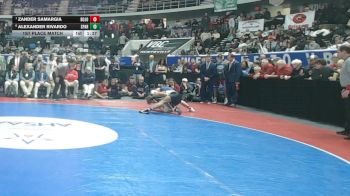 7A 138 lbs 1st Place Match - Zander Samargia, Bob Jones vs Alexander Rivardo, Sparkman