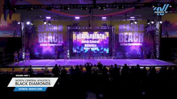 North Central Athletics - Black Diamonds [2024 L4 Senior Coed Day 1] 2024 ACDA Reach the Beach Cheer Grand Nationals