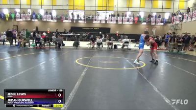 126 lbs Semifinal - Jesse Lewis, Iowa vs Judah Gurwell, Moen Wrestling Academy