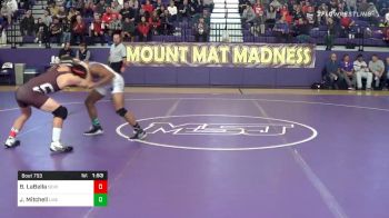 145 lbs Semifinal - Brad LaBella, Severn vs Jovon Mitchell, Liberty HS