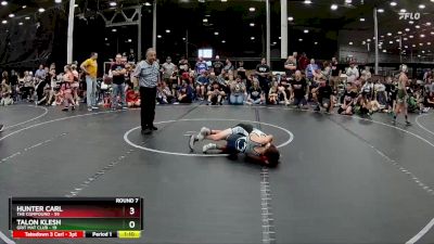 72 lbs Round 7 (8 Team) - Hunter Carl, The Compound vs Talon Klesh, Grit Mat Club