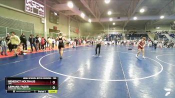 195 lbs 1st Place Match - Leimana Fager, Charger Wrestling Club vs Benedict Holthaus, JWC