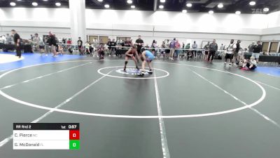 90 lbs Rr Rnd 2 - Charlie Pierce, Nc vs Greyson McDonald, Fl