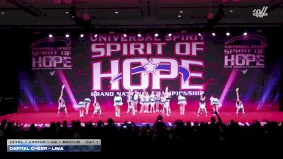 Capital Cheer - Lima [2026 L1 Junior - D2 - Medium Day 1] 2026 Spirit of Hope Grand Nationals
