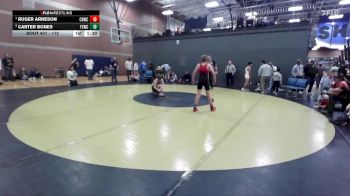 112 lbs Cons. Semi - Carter Bones, Fighting Squirrels Wrestling Club vs Ruger Arneson, Challis Blackheart Wrestling Club