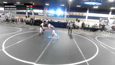 126 lbs Consi Of 32 #1 - Devin Ferrall, Topanga-Btsla vs Ayden Michael, Etiwanda HS
