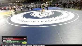 96 lbs Champ. Round 2 - Josiah Deonigi, Mat Demon Wrestling Club vs Riley Joner, South West Washington Wrestling Club