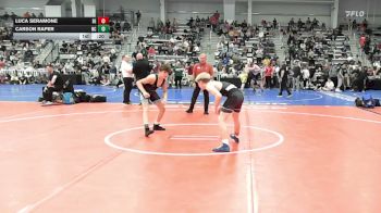 106 lbs Consi Of 8 #2 - Luca Seramone, DE vs Carson Raper, NC