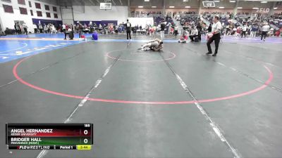 165 lbs Cons. Round 4 - Bridger Hall, Providence (Mont.) vs Angel Hernandez, Keiser University