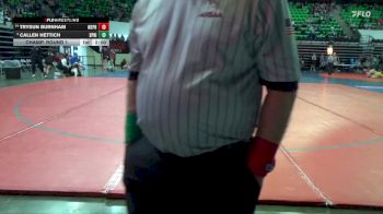 5A 157 lbs Champ. Round 1 - Callen Hettich, Springville vs Trysun Burnham, West Point High School