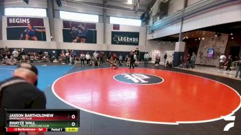 65 lbs Cons. Round 1 - Swayze Wall, Randall Youth Wrestling Club vs Jaxson Bartholomew, Spartan Mat Club