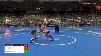 64 lbs Prelims - Levi Halbert, Nebraska Boyz vs Dawson Beckley, Team Tulsa WC