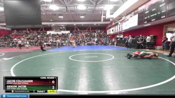 146 lbs Cons. Round 1 - Jacob Colcleaser, Upper Lake High School vs Gideon Jacob, San Marin High School