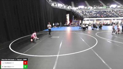 Boys 3rd-4th Grade - 63 Cons. Round 5 - Hudson Van Wyk, Moyer Elite Wrestling vs Jace Hubbard, Immortal Athletics WC