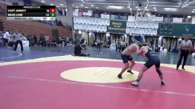 157 lbs Cons. Round 2 - Miles Lane, La Costa Canyon vs Cody Jarrett, Vista Murrieta