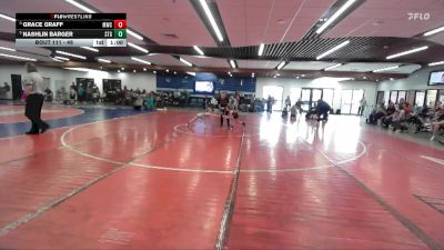 46 lbs Round 3 - Grace Graff, Middleton Wrestling Club vs Nashlin Barger, Small Town Grims