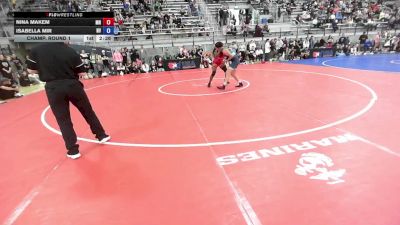 U23 Women - 65F Champ. Round 1 - Nina Makem, MN vs Isabella Mir, NV