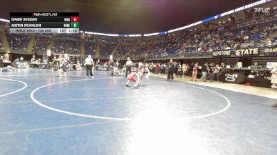 136 lbs Consy 2 - Owen Steger, Ridgway vs Justin Scanlon, Honesdale