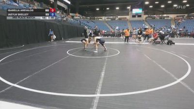 124 lbs 3rd Place Match - Isabella Arevalos, Wayland Baptist University vs Jaeyln Skelley, Oklahoma City University