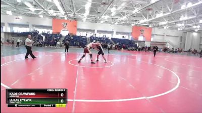 285 lbs Cons. Round 3 - Lukas Cylwik, Trinity (CT) vs Kade Crawford, Norwich