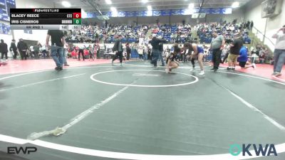138 lbs Rr Rnd 1 - Blacey Reece, Grove Takedown Club vs Iris Cisneros, Skiatook Youth Wrestling