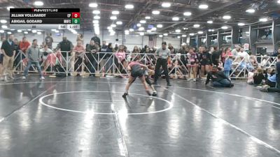 80 lbs Round 3 (12pm Friday) - Jillian Vollhardt, Cali Pink vs Abigail Godard, Minnesota Funky Singlets