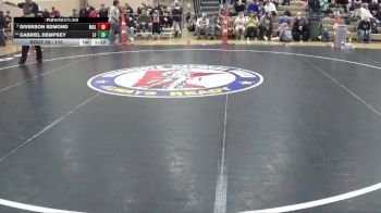 110 lbs Champ. Round 2 - Diverson Edmond, Mollitium vs Gabriel Dempsey, LITTLE FALLS
