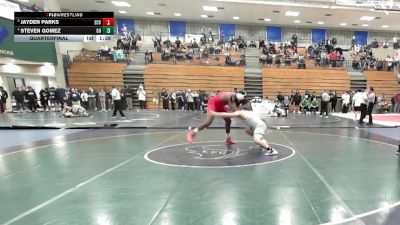 215 lbs Quarterfinal - Jayden Parks, El Cajon Valley vs Steven Gomez, Granite Hills